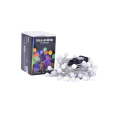TESLA dekorativní řetěz Baňka 1,8cm, RGB, 8m + 3m kabel