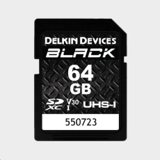 Delkin SDXC BLACK Rugged UHS-I R90/W90 (V30) 64GB