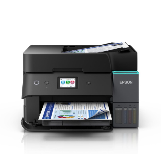 Atramentová tlačiareň EPSON EcoTank L6290, 4v1, A4, 1200x4800dpi, 33 str./min, USB, Wi-Fi, LAN, 3 roky záruka po registrácii.