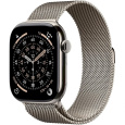 Apple Watch Series 11 GPS + Cellular 42mm Natural Titanium Case with Natural Milanese Loop