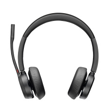 Poly Voyager 4320 MS Teams bezdrátová náhlavní souprava, BT700 USB-C adaptér, stereo, nabíjecí stojánek