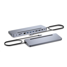BAZAR - i-tec USB-C Metal Ergonomic 4K 3x Display Docking Station, PD 100W + - Po oprave, kompletni baleni