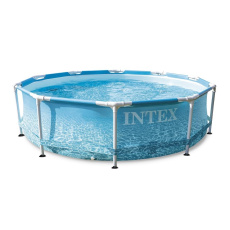BAZAR - Intex bazén Florida 3,05x0,76 m bez příslušenství - motiv BEACHSIDE - Poškozený obal (Komplet)