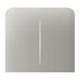 Ajax  SideButton (2-gang) vertical - Boční dvou tlačítko, vertikální instalace, ústřicová