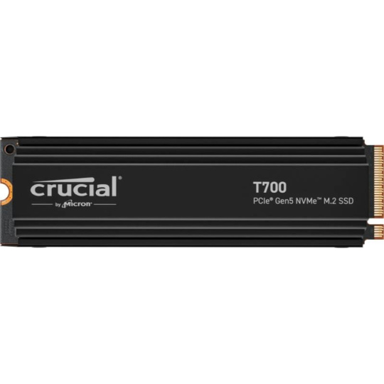 CRUCIAL SSD 1TB T700, M.2 2280, PCIe Gen5x4, R:11700/W:9500MB/s, Heatsink