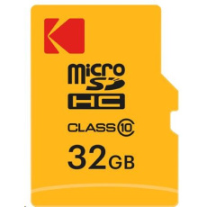 Kodak paměťová micro SD karta 32GB Class10 w/adapter Extra
