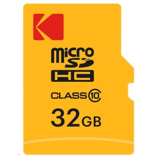 Kodak paměťová micro SD karta 32GB Class10 w/adapter Extra