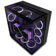 BAZAR - NZXT skříň H9 Elite dvoukomorová ATX / 3xRGB 120 mm / 1x 120mm fan/prosklená/RGB&fan con/ černá, poškozený obal