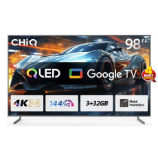 CHiQ U98F8TG TV 98", QLED, Smart Google, 144 Hz, Ultra HD, Dolby Audio, HDR 10
