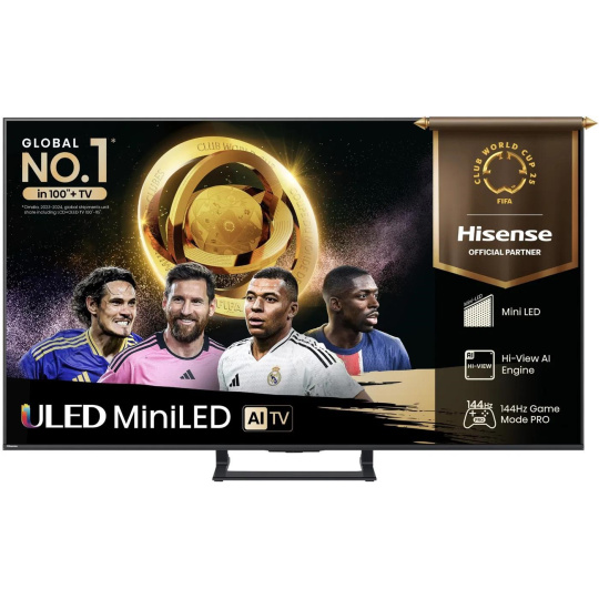 Hisense 65" TV, 4K Ultra HD, 100/120 Hz, HDR, Miracast, herní režim
