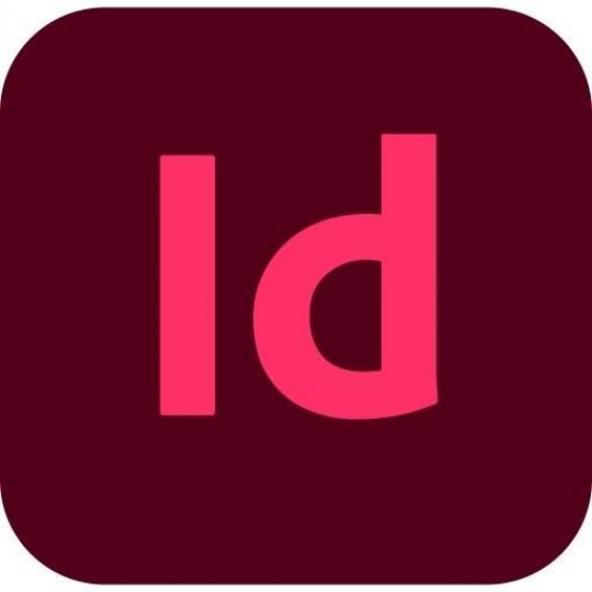 InDesign pre teams, Multi Platform, English, COM, RNW 1 používateľ, 12 mesiacov, úroveň 2, 10 - 49 licencií