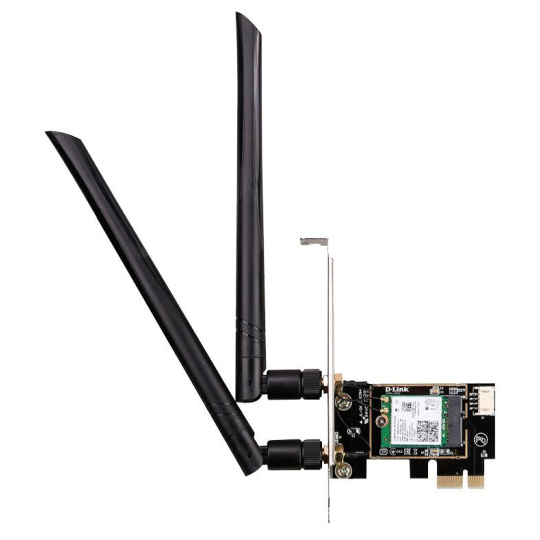 D-Link DWA-X582 Wireless AX3000 Wi-Fi 6 PCIe Adapter with Bluetooth 5.0