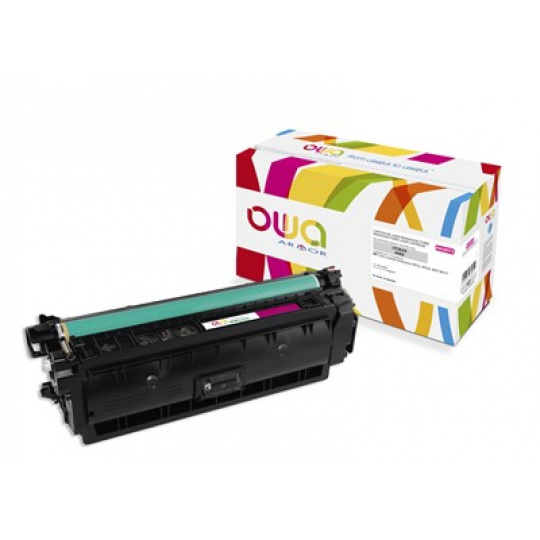 OWA Armor toner pre HP Color Laserjet Ese M552, M553, MFP M577, 9500 strán, CF363X, červená/purpurová