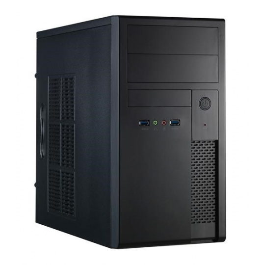 Skriňa CHIEFTEC Mesh Series/Minitower, XT-01B-OP, čierna, USB 3.0, žiadny zdroj