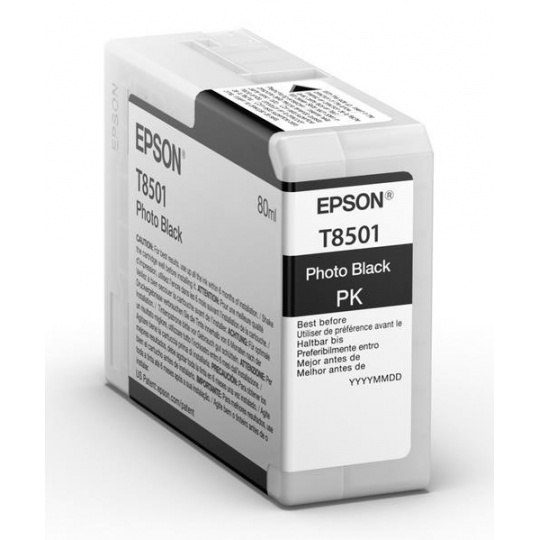 EPSON ink čer ULTRACHROME HD "Kosatka" - Photo Black - T850100 (80 ml)
