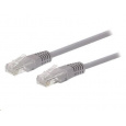 C-TECH patchcord Cat5e, UTP, sivý, 20 m