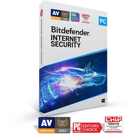 Bitdefender Internet Security - 3PC na 2 roky - elektronická licencia na e-mail