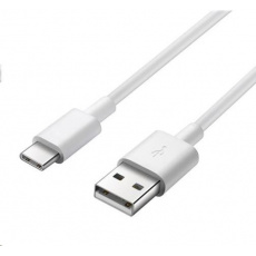 Kábel USB PREMIUMCORD 3.1 C/M - USB 2.0 A/M, rýchlonabíjací prúd 3A, 2 m, biela