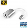 Adaptér PremiumCord USB-C na mini DisplayPort, rozlíšenie 4K*2K@60Hz