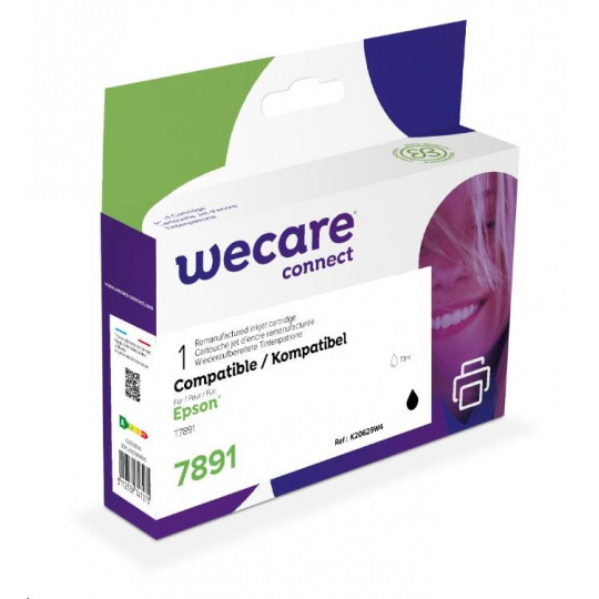 WECARE ARMOR kazeta pre Epson WorkForce Pro WF-5110, 5190, 5620, 5690 (C13T78914010), čierna/čierna, 73 ml, 4000str