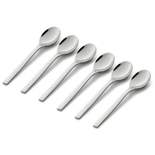 WMF Sada lžiček na kávu Nuova, 6 ks, nerezová ocel WMF Sada lžiček na kávu Nuova, 6 ks, nerezová ocel