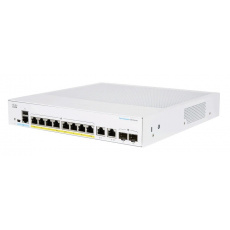 Cisco switch CBS250-8P-E-2G-UK (8xGbE,2xGbE/SFP combo,8xPoE+,60W,fanless) - REFRESH
