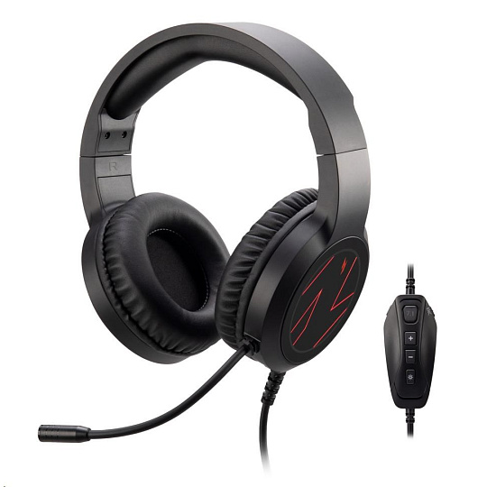Acer sluchátka NITRO GAMING HEADSET 310 (NHW310),herní,audio kontrol box,20KHz,ENC,Black