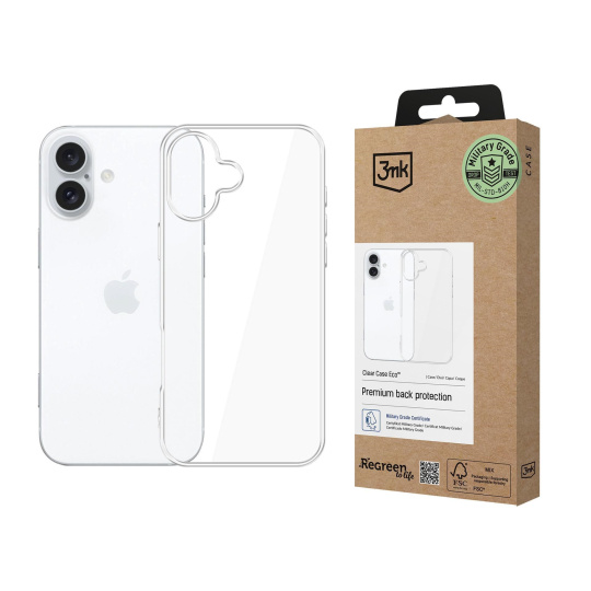 3mk Clear Case Eco pro Apple iPhone 16