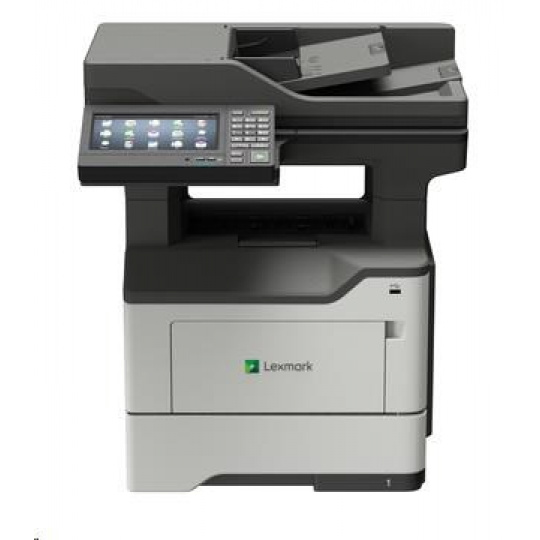 LEXMARK Multifunkčná čiernobiela tlačiareň MX622adhe, A4, 47 str./min, 2048MB, farebný LCD displej, duplex, DADF, USB 2.0, LAN,