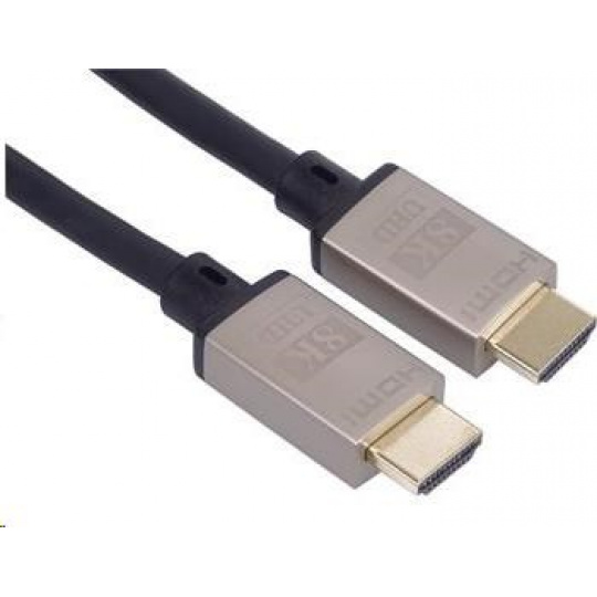 Kábel HDMI PREMIUMCORD 2.1 vysokorýchlostný + ethernetový kábel 8K@60Hz, 4K@120Hz, pozlátené konektory, 3 m