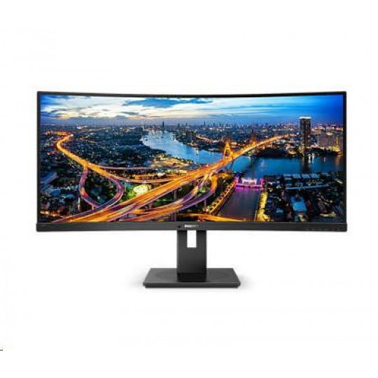 Philips MT VA LED 345B1C/00 - VA panel, 3440x1440, 2xHDMI, DP, USB, repro, nast vyska, zakriven, posk obal