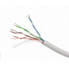 GEMBIRD UTP kábel, Cat5e, 305 m, 24AWG, PVC, sivý