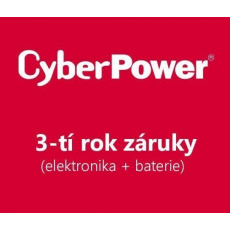 CyberPower 3. rok záruky pre BU650E-FR, UT650EG-FR, UT650EG