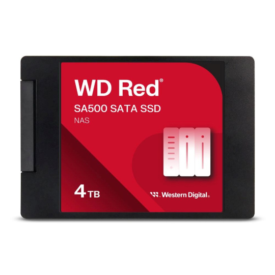 WD RED SSD 3D NAND WDS400T1R0A 4TB SATA/600, (R:560, W:530MB/s), 2.5"