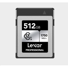 Lexar CFexpress Pro Silver Serie R1750/W1300 512GB Lexar CFexpress Pro Silver Serie R1750/W1300 512GB