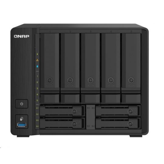 QNAP TS-932PX-4G (4C/Cortex A57/1,7 GHz/4GBRAM/9xSATA/2xSFP+/2x2,5GbE/3xUSB3.0)