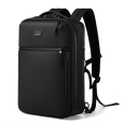 MYBALO ASTON Perfektní volba pro minimalisty s dobrým vkusem  6 ikon: - Nejtenčí batoh - Elegantní - Kapsa na notebook do 15,6" - Kapsa na tablet do 9" - Otevírání o 180 stupňů - USB a USB-C port - Drží tvar - Voděodolný - Skryté kapsy  Elegantní a minimalistický Jedná se o velmi elegantní a minimalistický batoh. S tímto parťákem neuděláte chybu při běžném nošení do města, ani na důležité schůzce.  Tenký batoh MYBALO Aston je batoh s vůbec nejmenší hloubkou z naší nabídky. Díky tomu působí elegantně a minimalisticky, ale i přesto se do něj vejdou všechny vaše nezbytnosti.  Kvalitní voděodolný materiál, dlouhá životnost Kvalitní umělá kůže zajišťuje trvanlivost a odolnost batohu proti vodě a opotřebení. MYBALO Aston tak bude vaším společníkem opravdu dlouho.  Drží tvar Batoh si zachovává svůj tvar také v případě, že jej budete mít úplně prázdný.  Vestavěný USB a USB-C port Nabíjejte svá elektronická zařízení kdekoli a kdykoli díky vestavěnému USB a USB-C portu.  Popruh k uchycení na kufr Cestujte pohodlně. Kdykoli chcete mít volná záda, jednoduše připevněte batoh na rukojeť svého kufru.  Pohodlné polstrování Užijte si komfortní nošení díky kvalitnímu a prodyšnému polstrování ramenních popruhů a zádové části.  Další praktické kapsy Zorganizujte si pohodlně a snadno své věci díky množství vychytaných kapes.  Skryté kapsy V zádové části a na ramenním popruhu najdete skryté kapsy pro bezpečné uložení cenností.  Vnitřní kapsy Vnitřní kapsy slouží pro snadnou organizaci všech vašich věcí.  Přední kapsa Přední kapsa je určena pro věci, které chcete mít rychle a snadno po ruce.  Parametry: - Rozměry: 46 x 30 x 9 cm - Objem: 11 l - Hmotnost: 1,19 kg - Kapsa na notebook: Ano (do vel. 15,6") - Kapsa na tablet: Ano (do vel. 9") - USB port: Ano - Voděodolnost: Ano - Hlavní materiál: Ekokůže + Polyester - Podšívka: Polyester - Barva: Černá