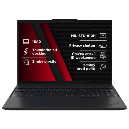 BAZAR - LENOVO NTB ThinkPad L16 AMD G2 - Ryzen5 PRO 215,16" WUXGA,16GB,512SSD,5MP+IRcam,W11P - Poškozený obal BAZAR - LENOVO NTB ThinkPad L16 AMD G2 - Ryzen5 PRO 215,16" WUXGA,16GB,512SSD,5MP+IRcam,W11P - Poškozený obal