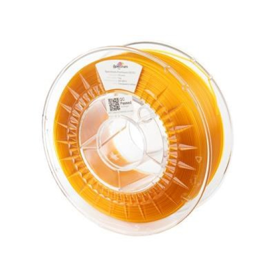 SPECTRUM Tisková struna (filament) Premium PET-G 1.75mm TRANSPARENT YELLOW 1kg