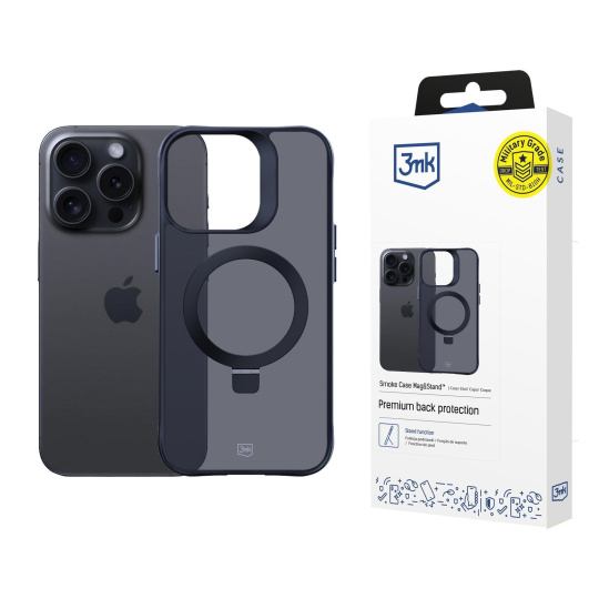 3mk Smoke Case Mag&Stand pro Apple iPhone 16E