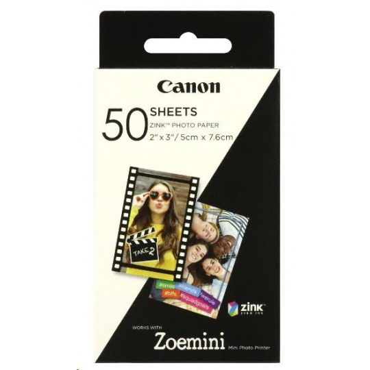 Canon ZINK PAPER ZP-2030 50 listů + foto album + foto stojan