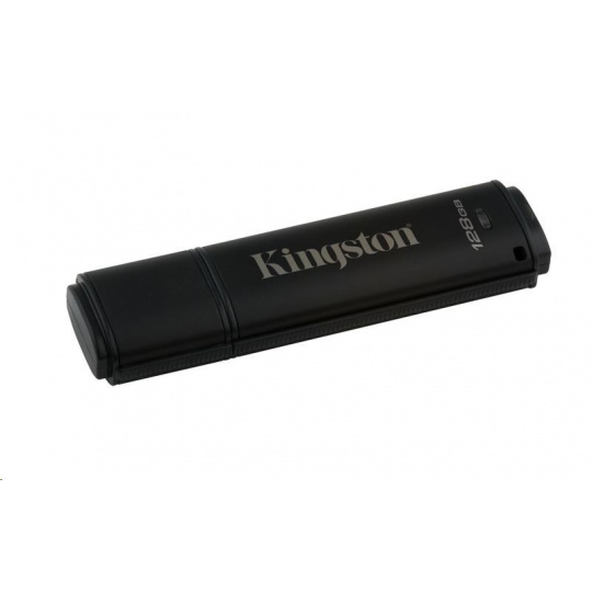 Kingston 128GB DataTraveler 4000 G2DM (USB 3.0, 256-bitové šifrovanie AES)