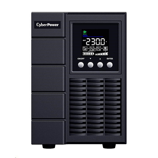 BAZAR - CyberPower Main Stream OnLine S UPS 1500VA/1350W, Tower, IEC C13 (2), SCHUKO (2) - Rozbaleno (Komplet)