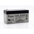 Baterie - YUVOLT Y1.2-12FR (12V; 1,2Ah; faston F1-4,7mm; životnost 3-5let)
