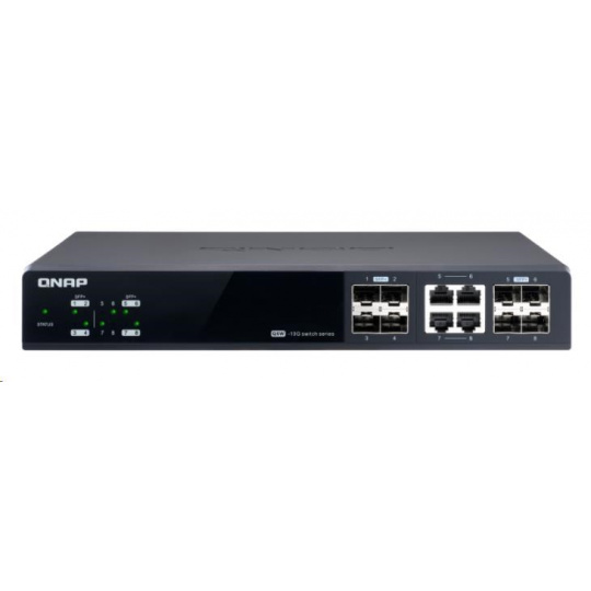 QNAP QSW-M804-4C (4x10GbE SF+, 4x10GbE SFP+/RJ45)