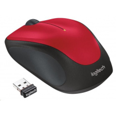 Bezdrôtová myš Logitech M235, červená