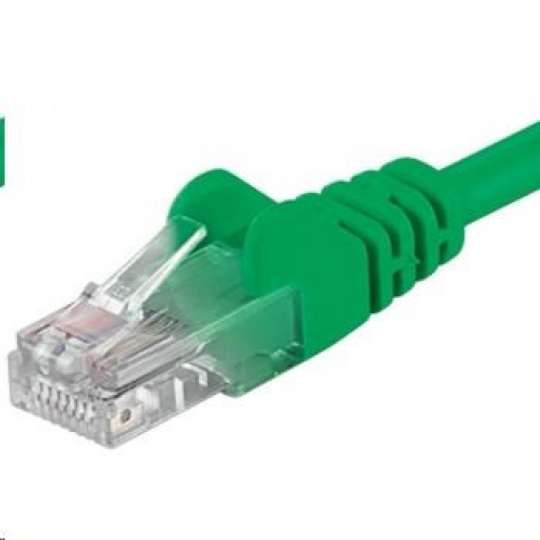 PREMIUMCORD Patch kábel UTP RJ45-RJ45 CAT5e 7m zelený