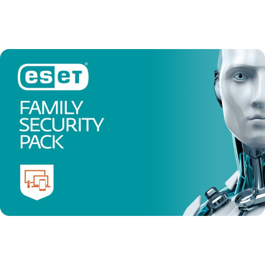 ESET Family Security Pack pre  9 zariadenia, predĺženie licencie na 3 roky