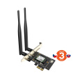 Tenda E33 Wireless AX5400 PCI Express Adapter, WiFi 6E, 802.11ax/ac/a/b/g/n, 5378Mbps