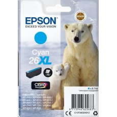 Atramentová tyčinka EPSON Singlepack "Polar Bear" Cyan 26XL Claria Premium Ink